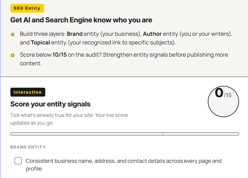 Entity SEO: a quick actionable plan to be unique and rank